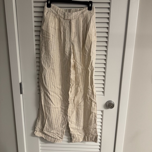 a new day Pants - a new day Cream Wide Leg Pants